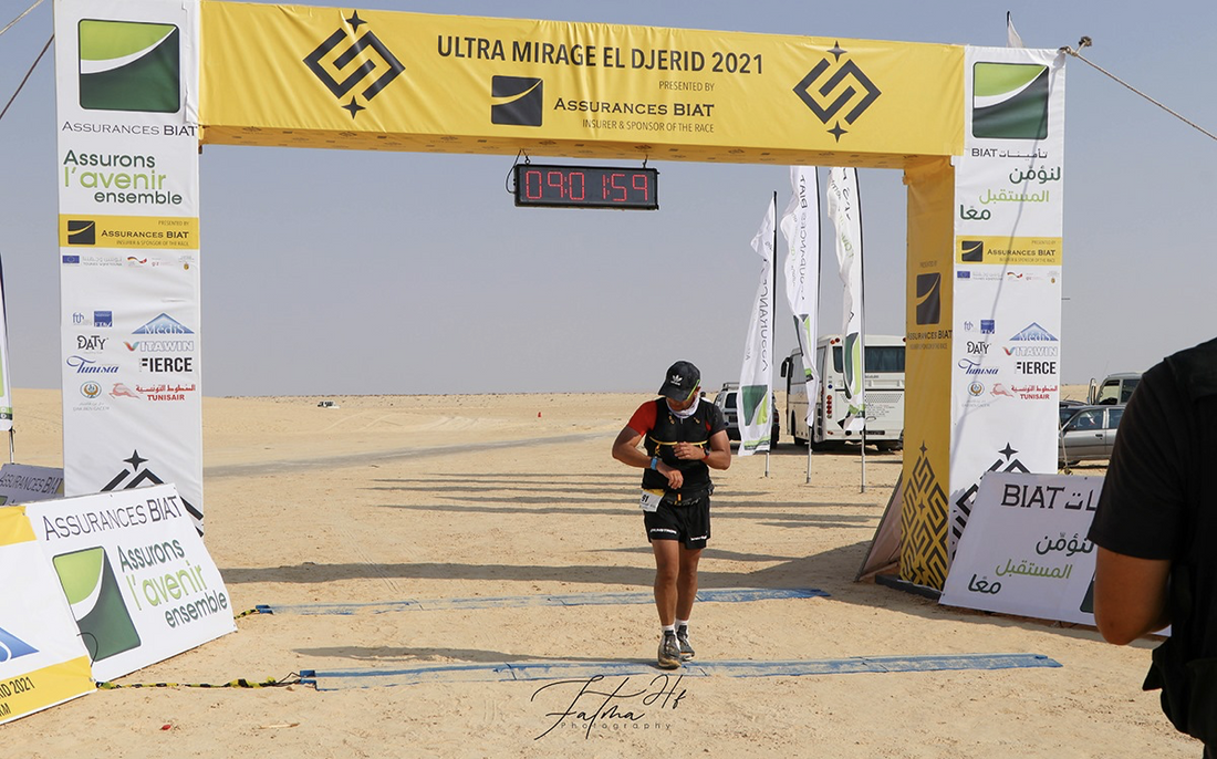 Ameen completes his first Ultra: Ultra Mirage 50 km in the Sahara Desert, Tunisia﻿