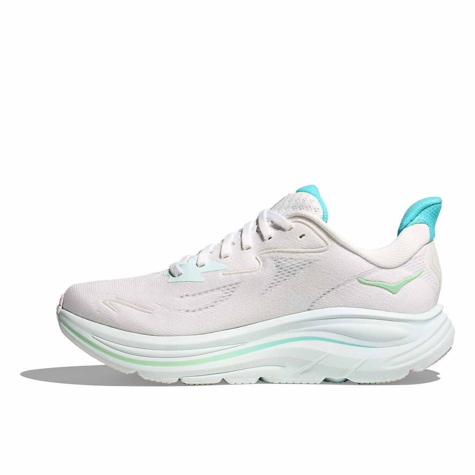 Hoka Clifton 10 (Women's) - White/ Cielo Blue