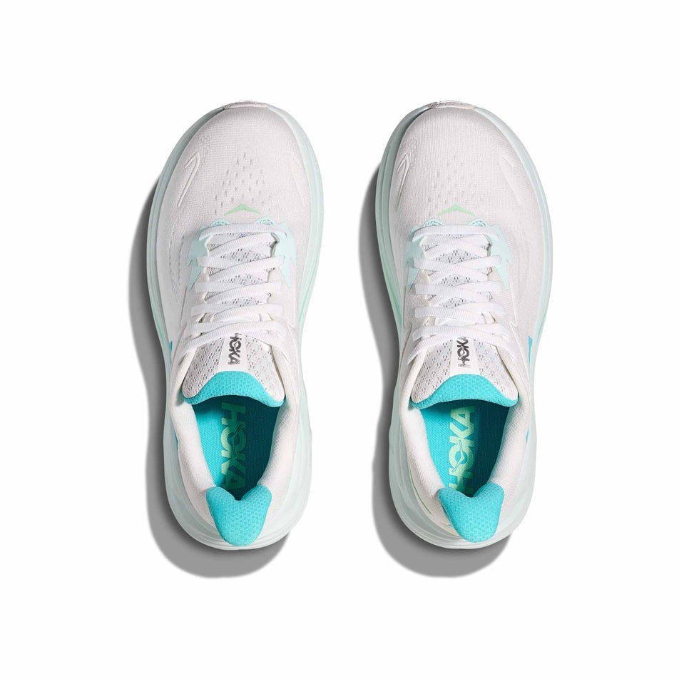 Hoka Clifton 10 (Women's) - White/ Cielo Blue