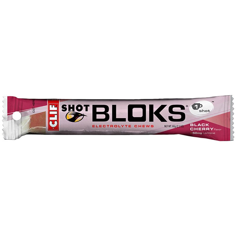 Clif Shot Blok Energy Chews Black Cherry + Caffeine