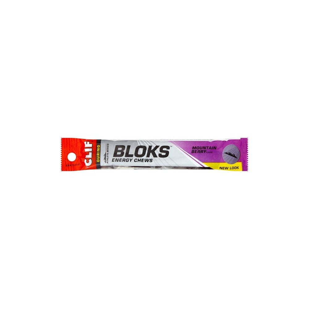 Clif Shot Blok Energy Chews Mountain Berry