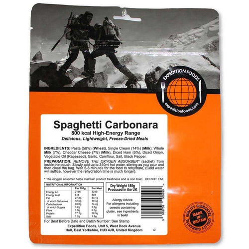 Expedition Foods Spaghetti Carbonara  MRK 109