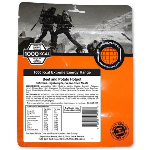 Expedition Foods Beef and Potato Hotpot  MRK 121