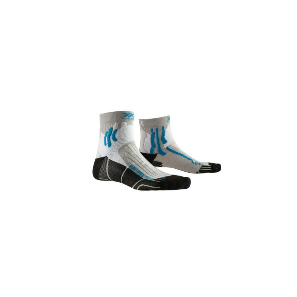X-Socks Run Speed Two Socks Men 2019 Pearl Grey/Opal Black