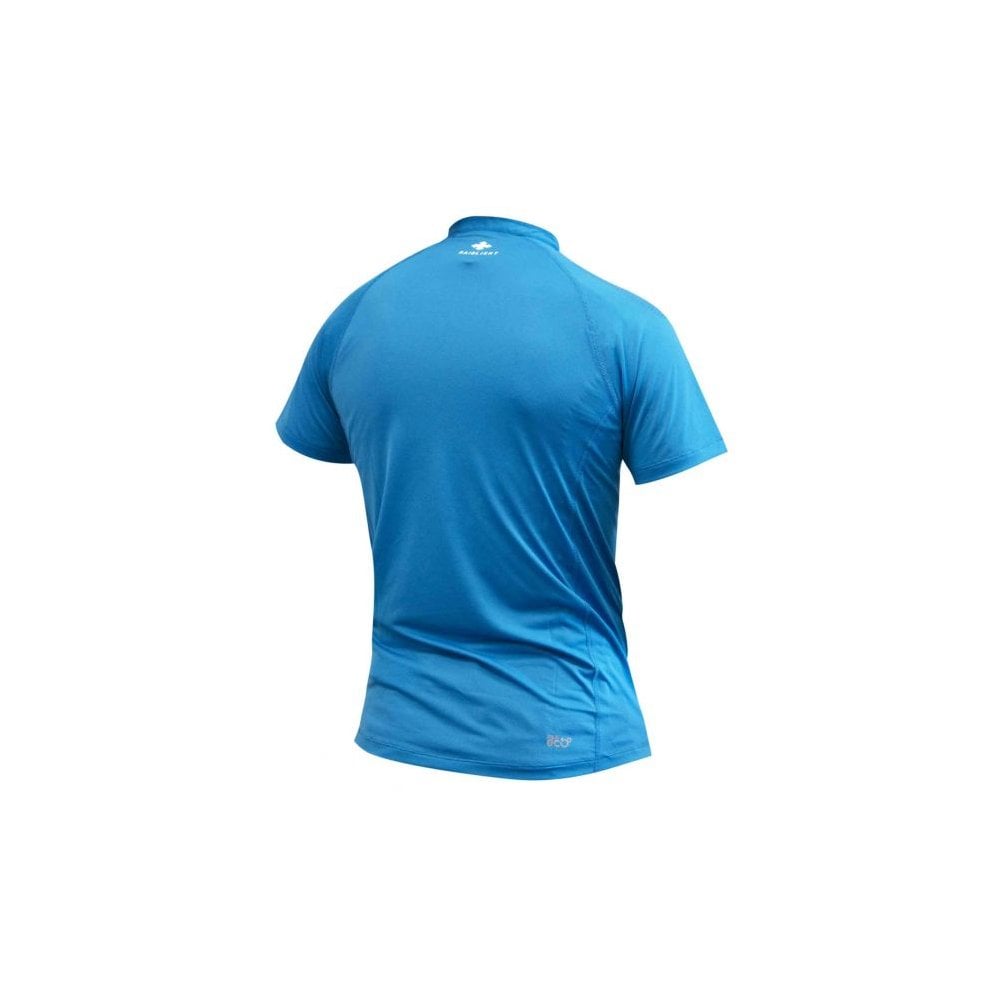 Mens Activ Run SS Shirt Mid Zip T