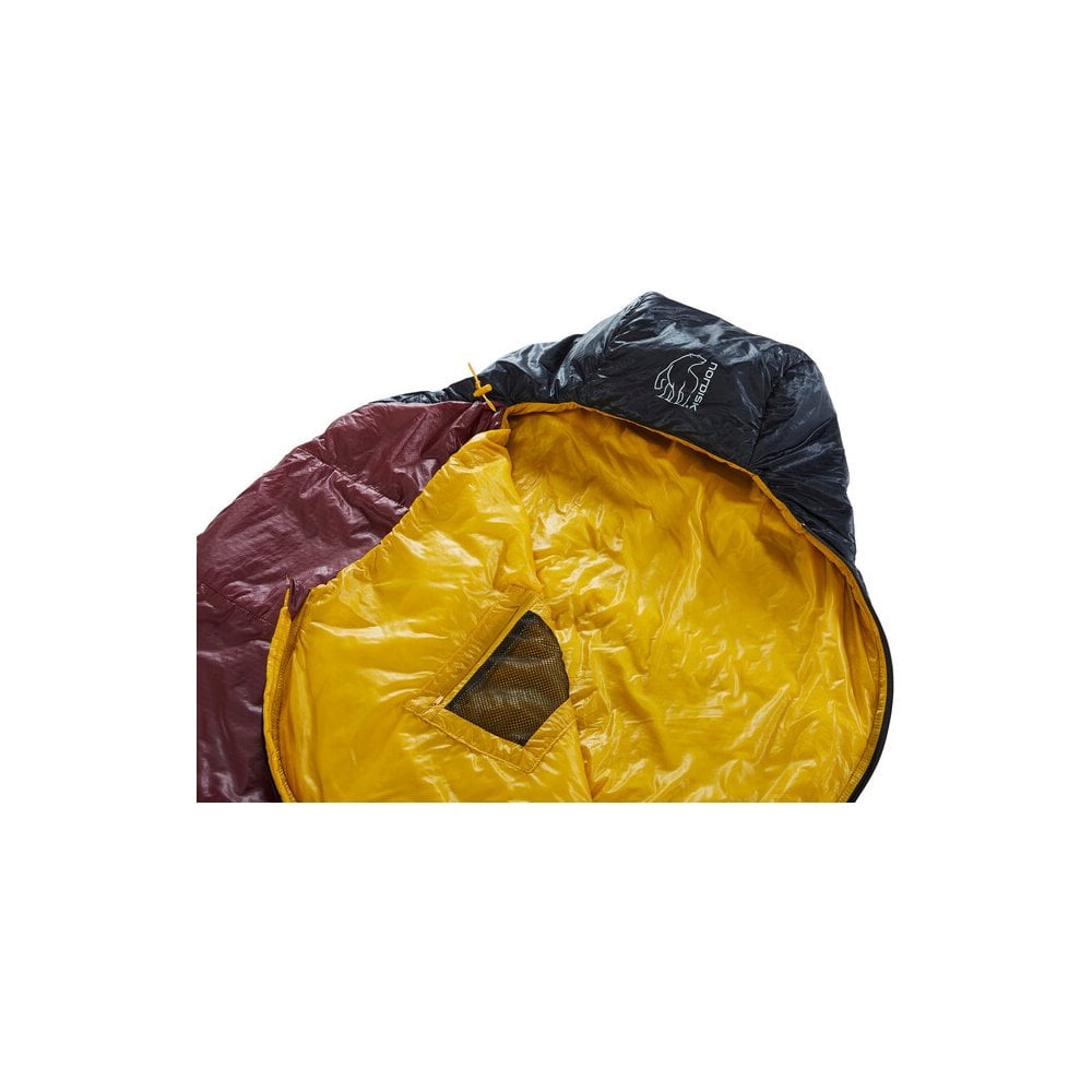 Nordisk Oscar Zero +10 Curve Synthetic Sleeping Bag rio red
