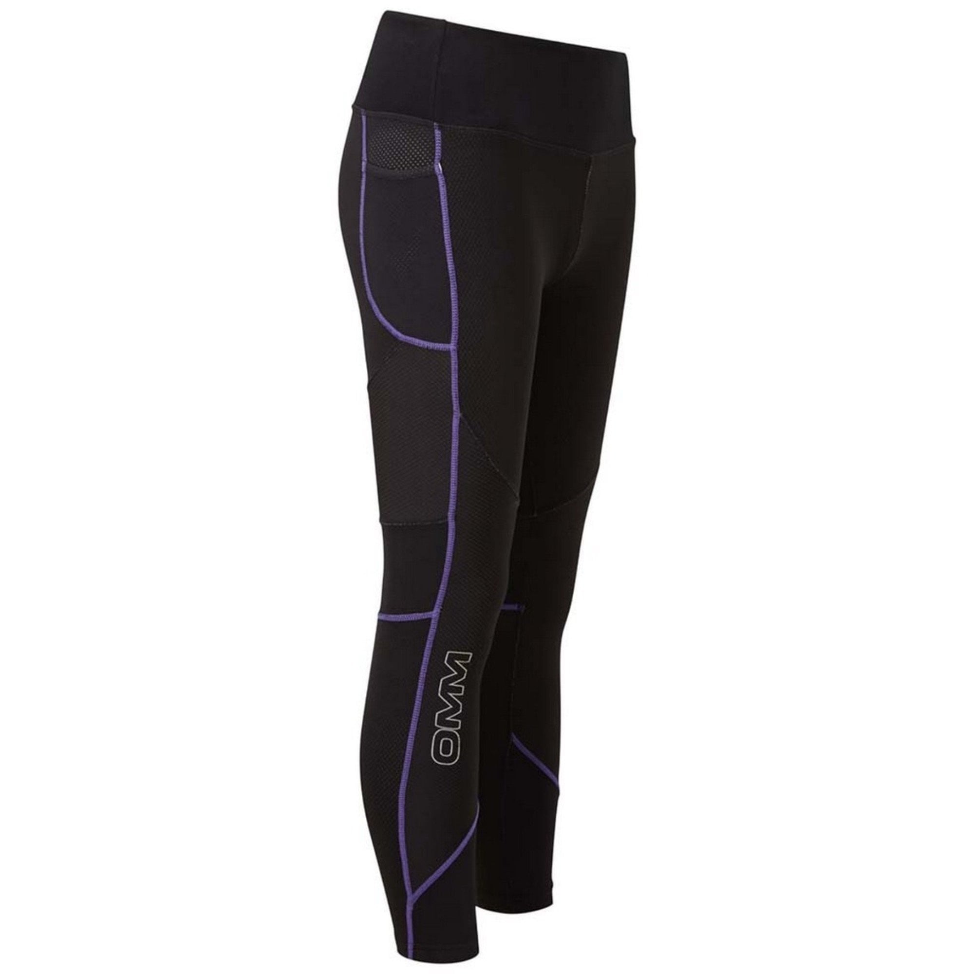 OMM Flash Winter Tights Women Black/Purple