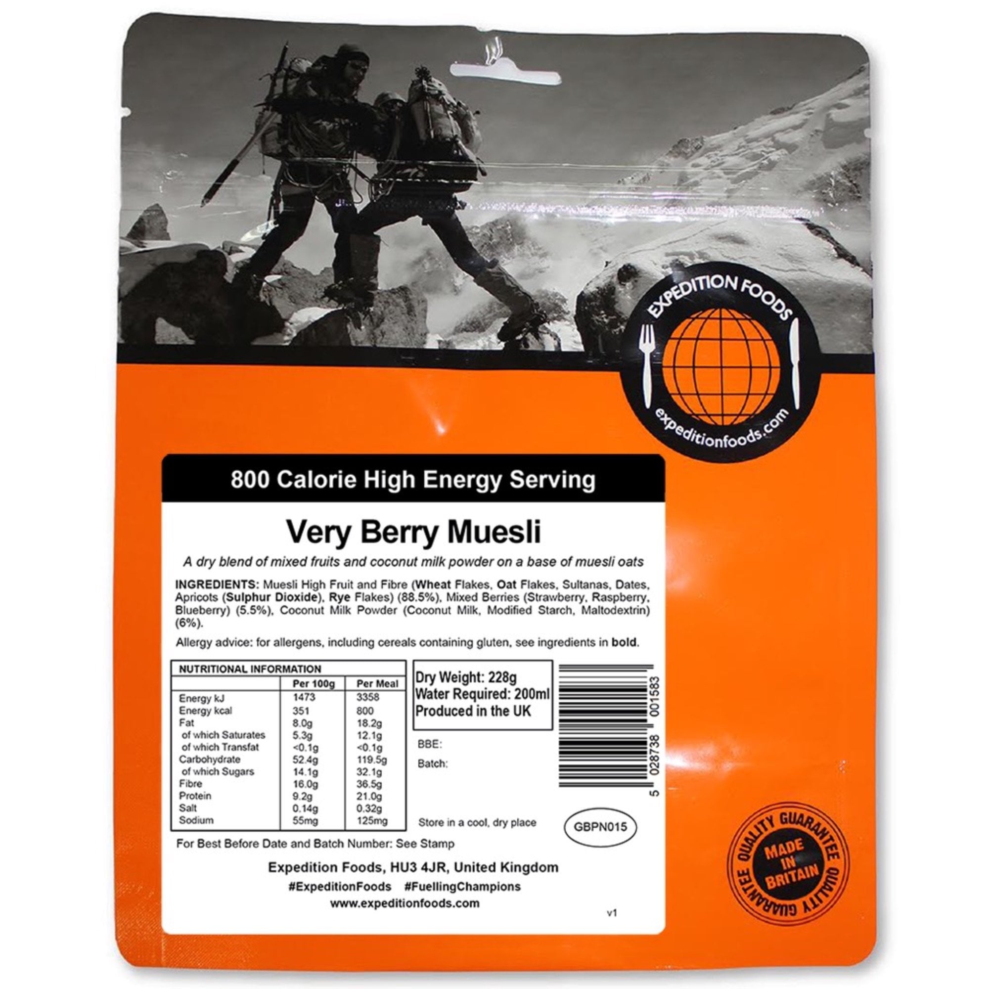 Vegan Very Berry Muesli MRK 139