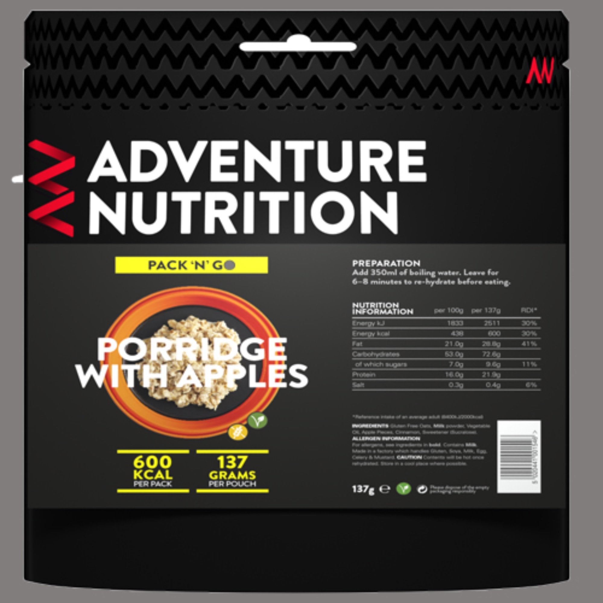 Porridge Oats with Blueberries High Energy MRK 129
