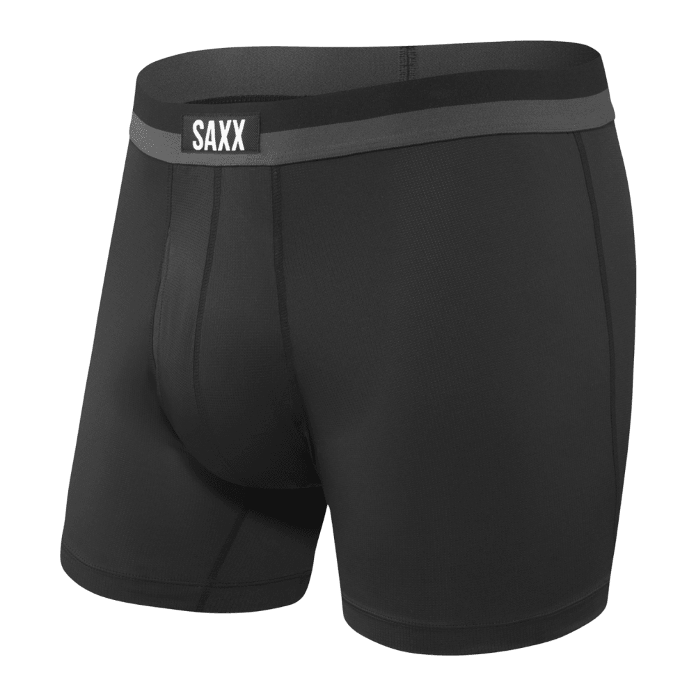 SAXX Sport Mesh Boxer Mesh  Black