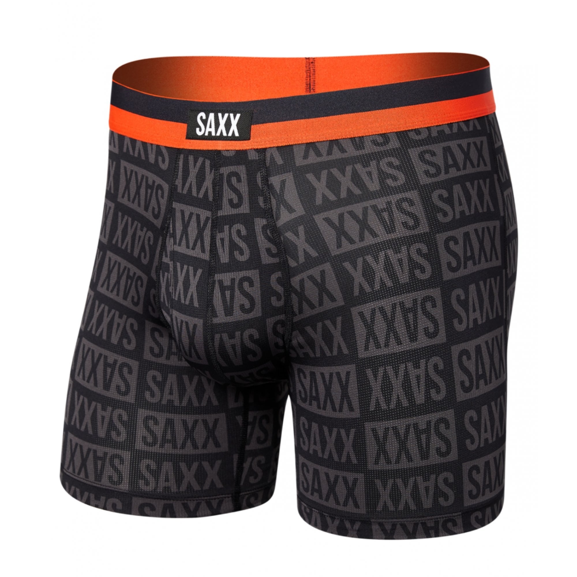 SAXX Sport Mesh Boxer Mesh  Black