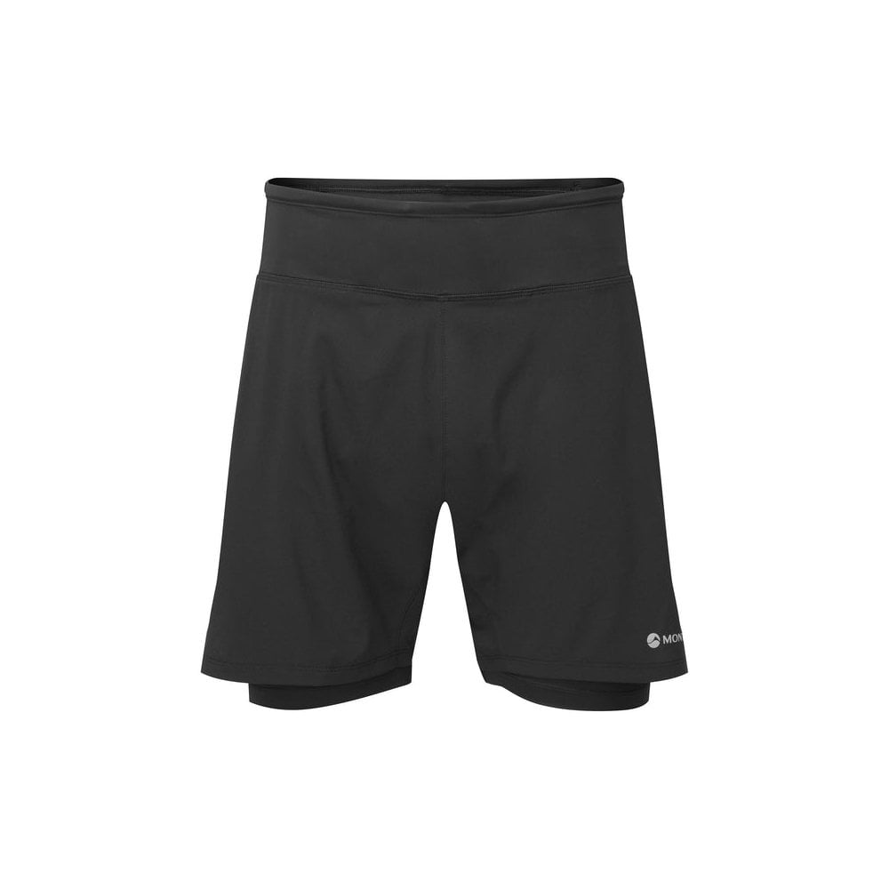 Montane Men's Slipstream Twin Skin Running Shorts Black