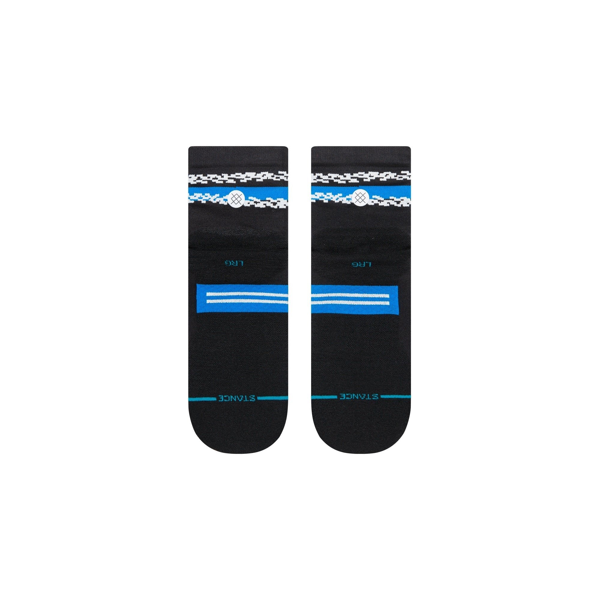 Distort Quarte Sock Black