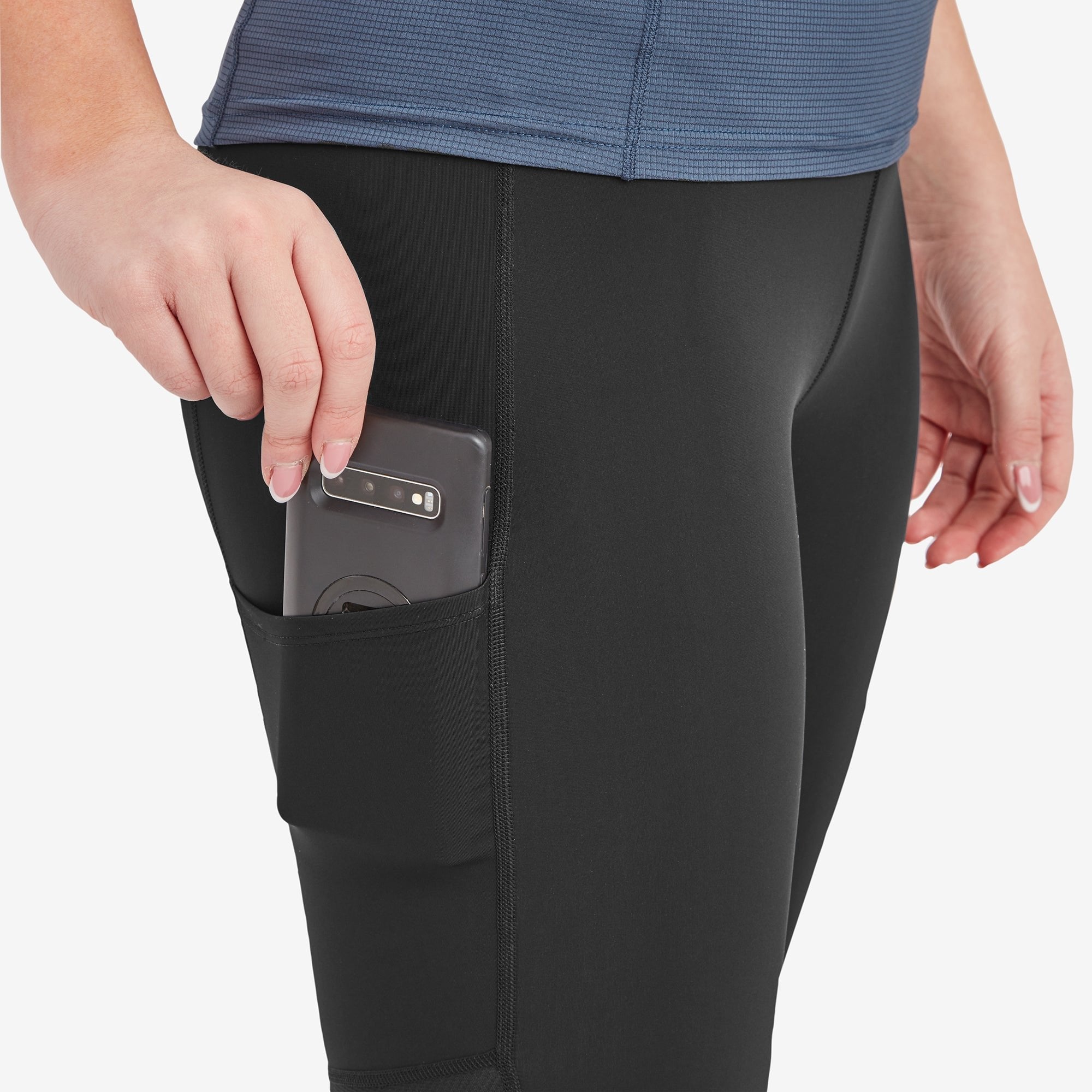 Montane Fem Slipstream Trail Tights Black