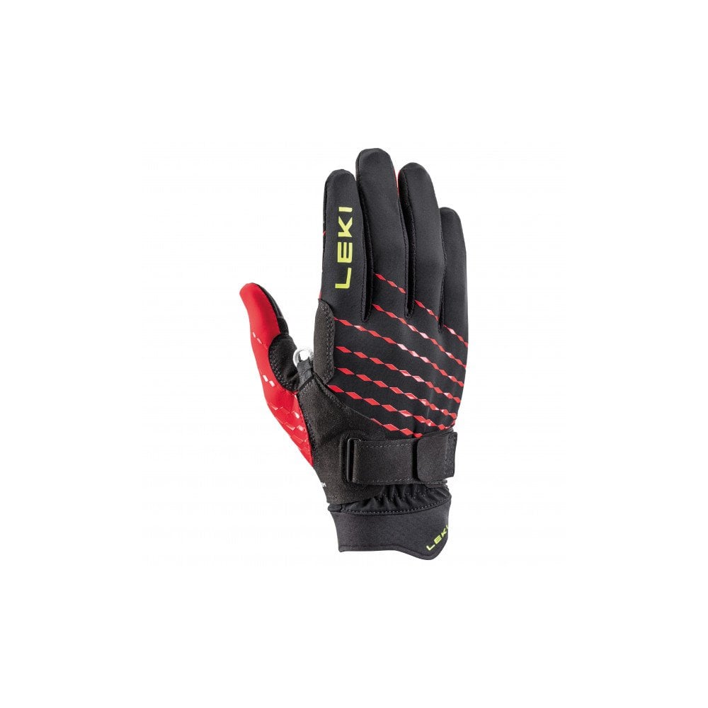 Leki Ultra Trail Storm Shark - Black/Red/Neon Yellow