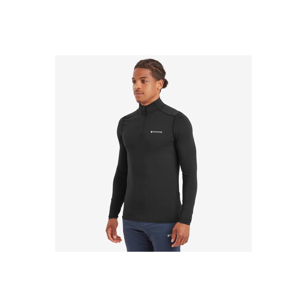 Montane Dart XT Zip Neck long sleeve Black