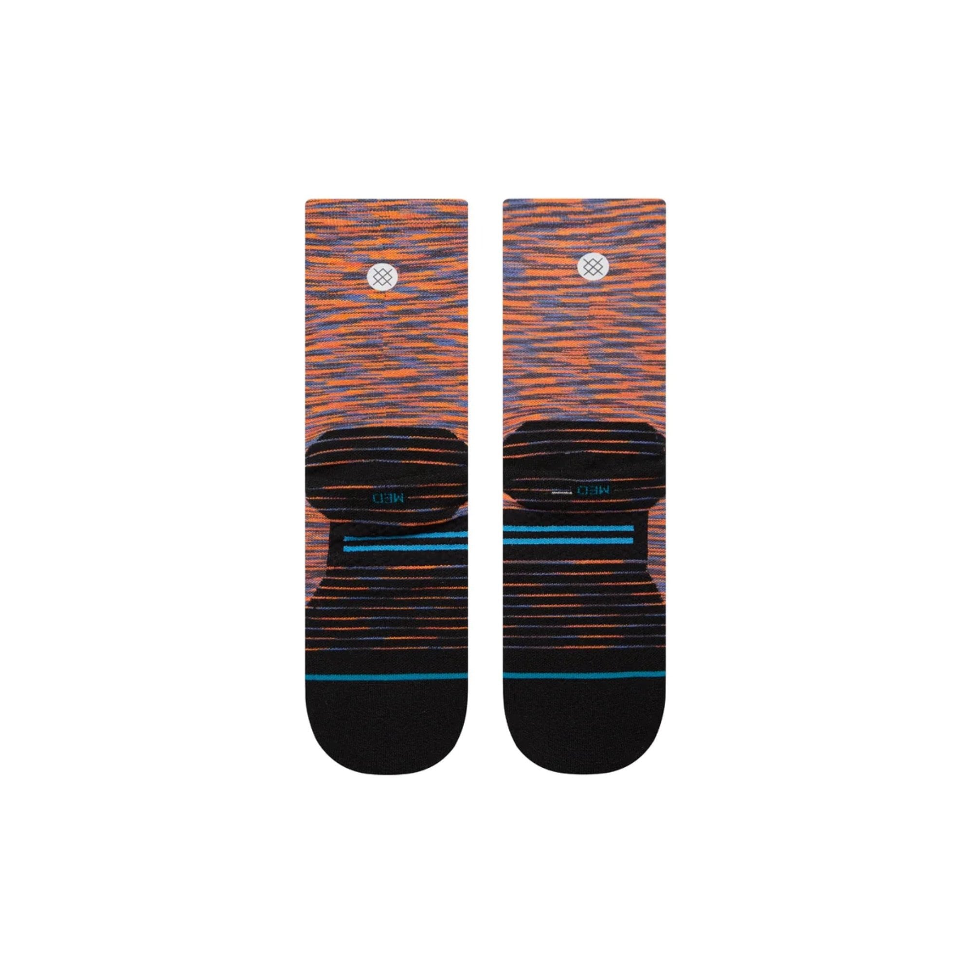 Stance Run Crew Teal