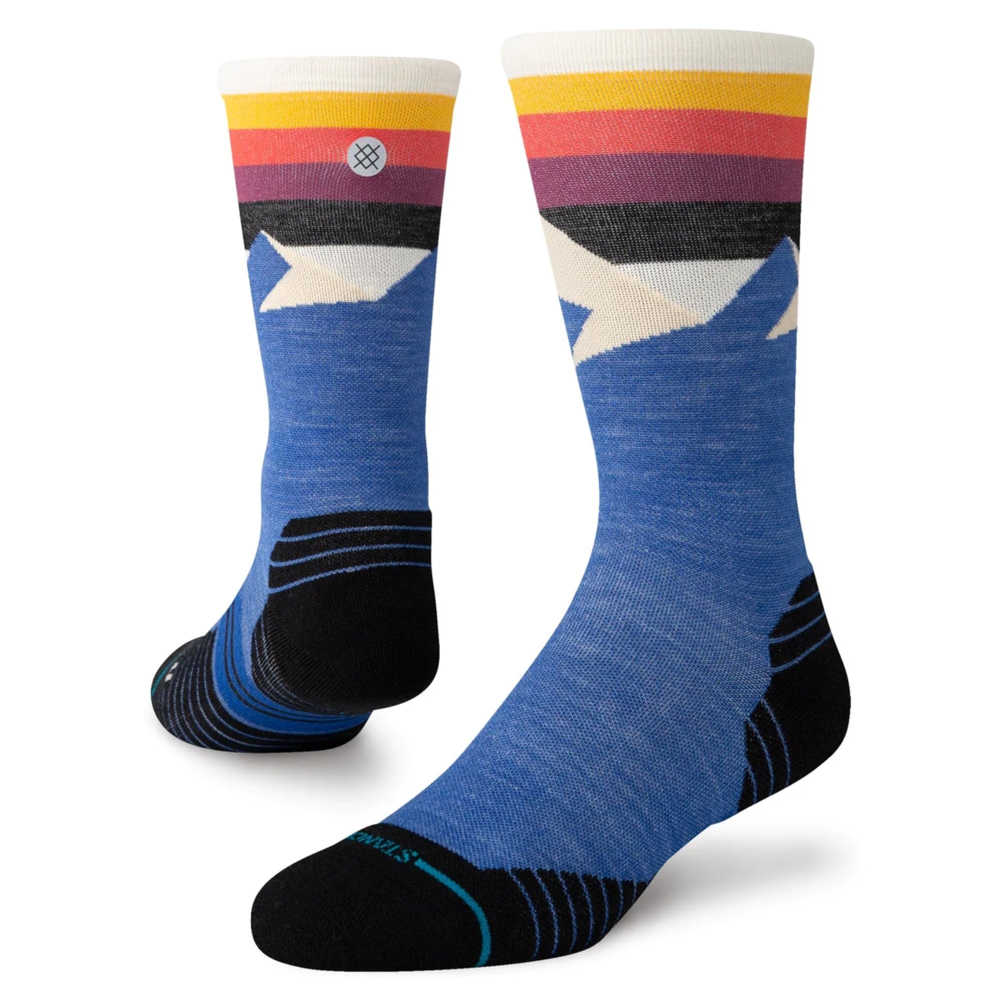 Stance Run Crew Teal