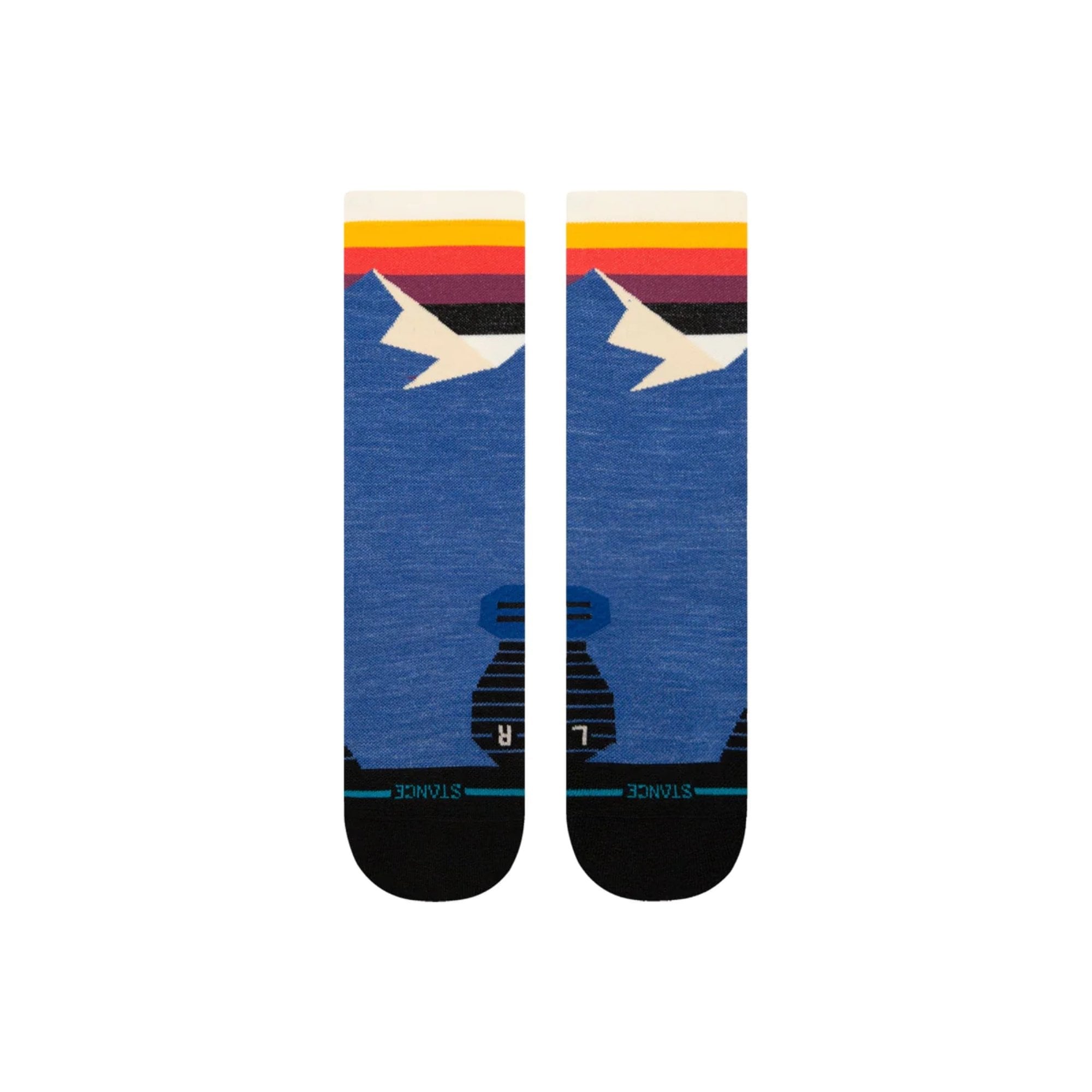 Stance Run Crew Teal