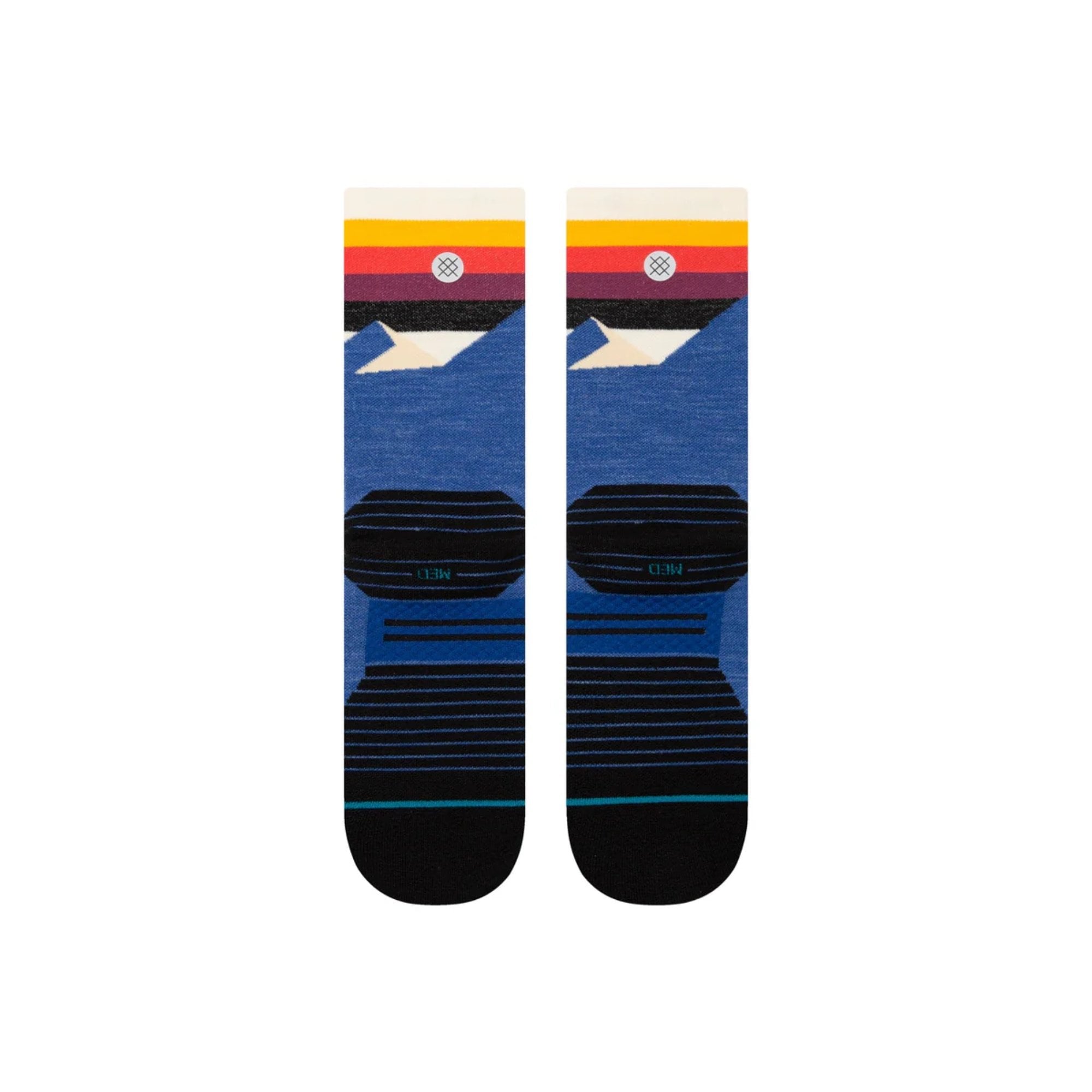Stance Run Crew Teal