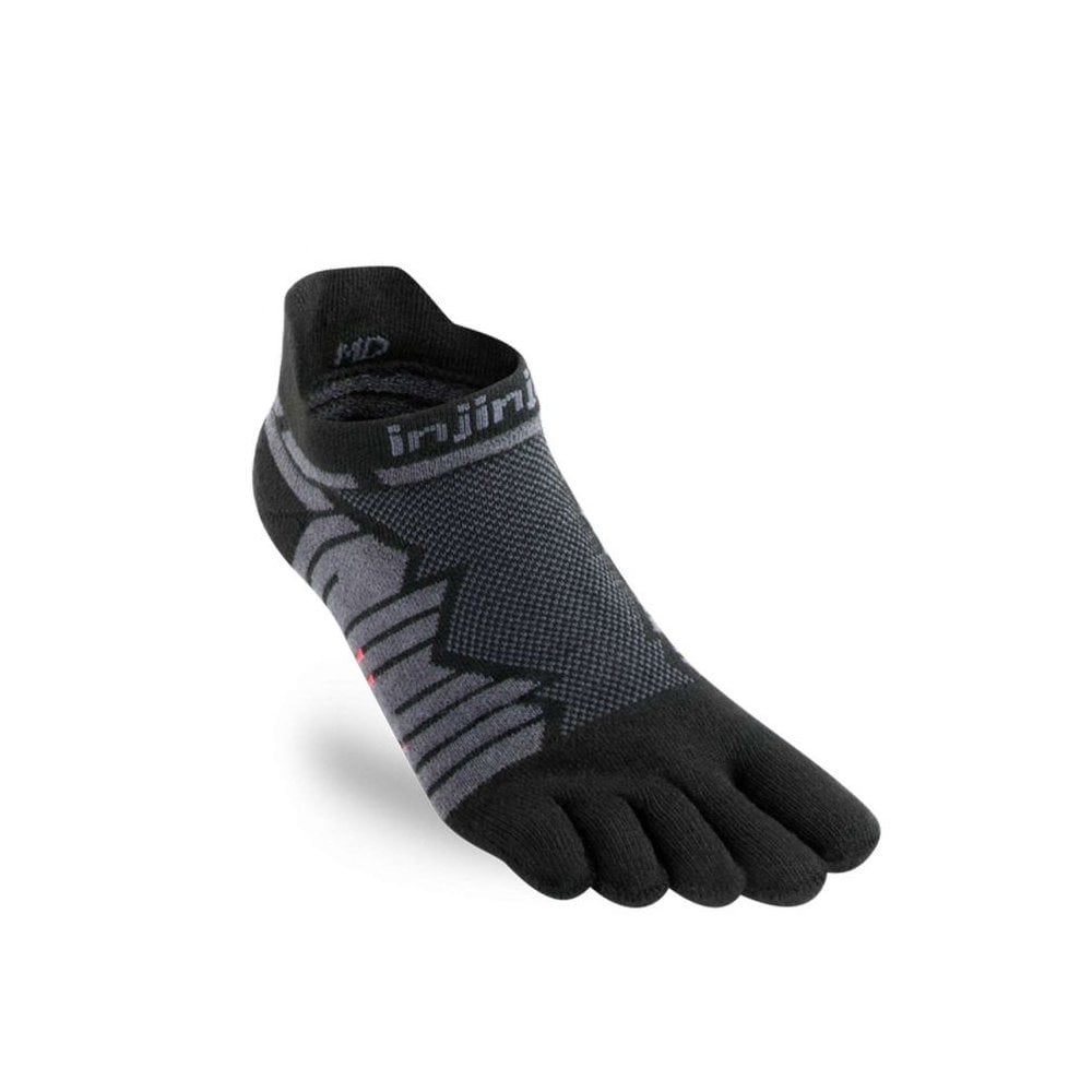Injinji Ultra Run No-Show (X-Large  Onyx)