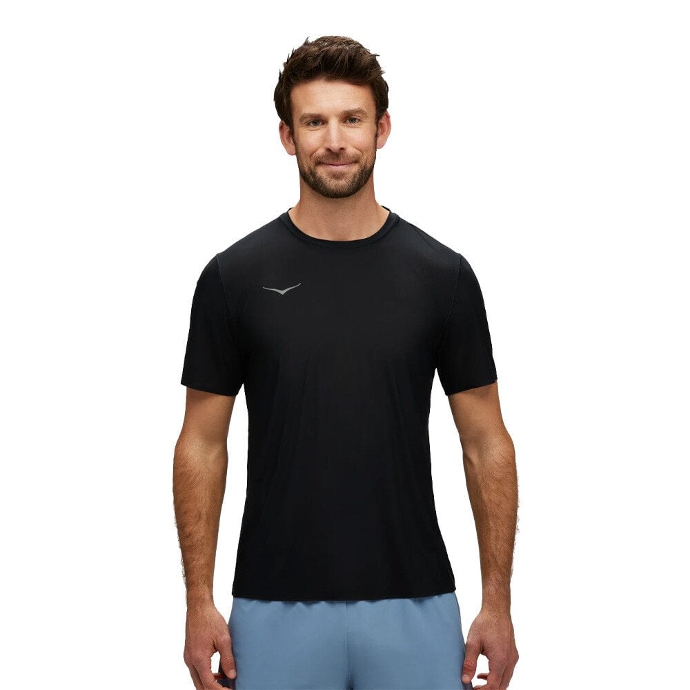 Hoka Men's Airolite Run Short Sleeve | BLK