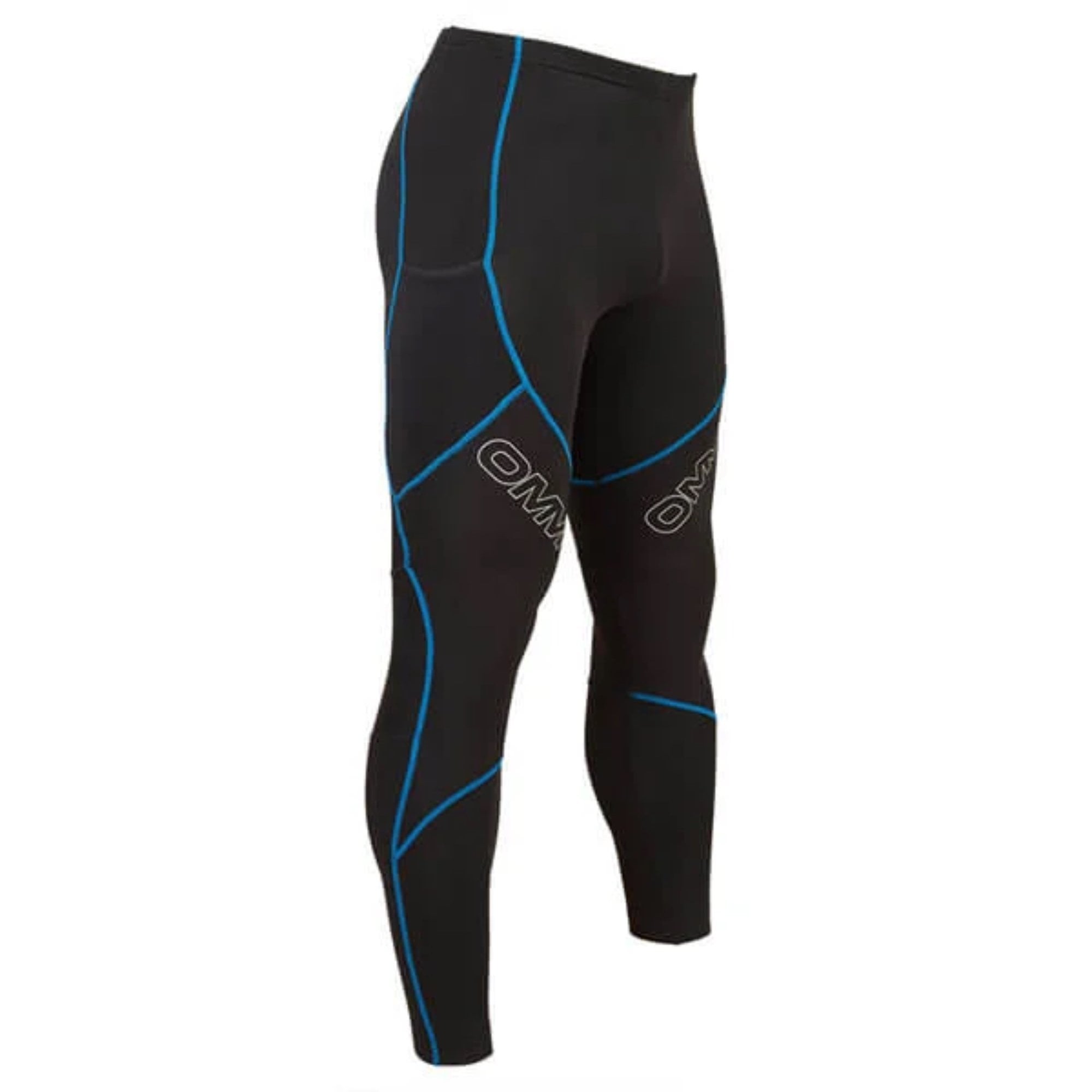 OMM Flash Winter Tights Black Blue