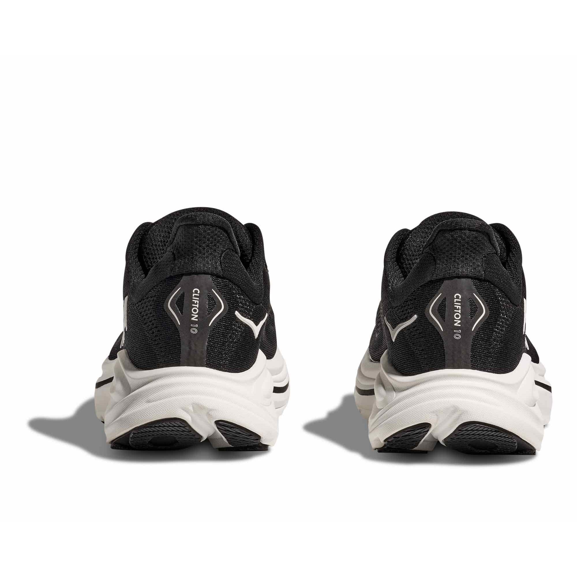 Hoka Clifton 10 D width (Women's) - Black/White