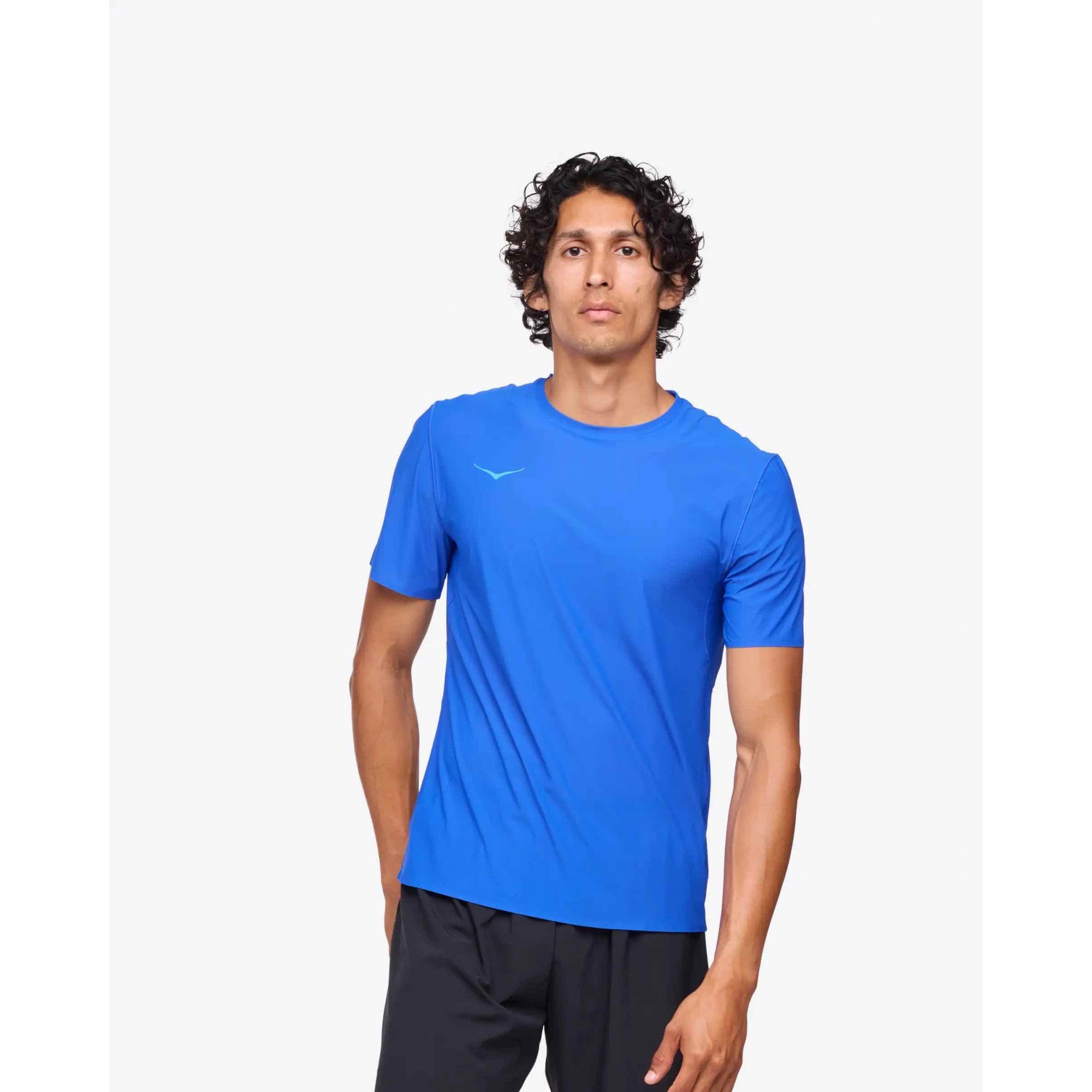 Hoka Men's Airolite Run Short Sleeve | BLK