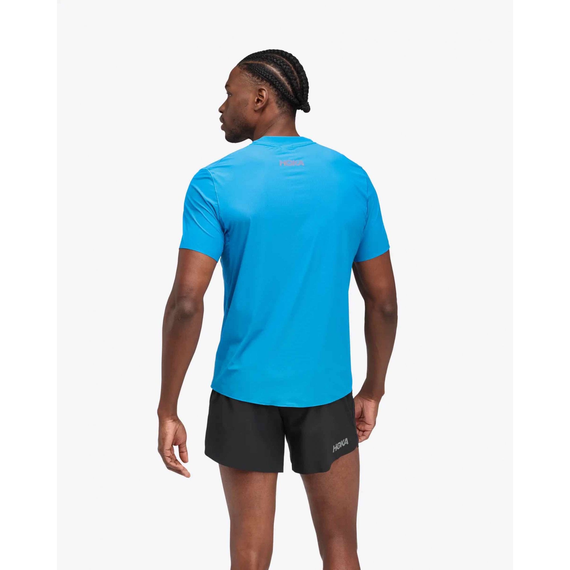 Hoka Men's Airolite Run Short Sleeve | BLK