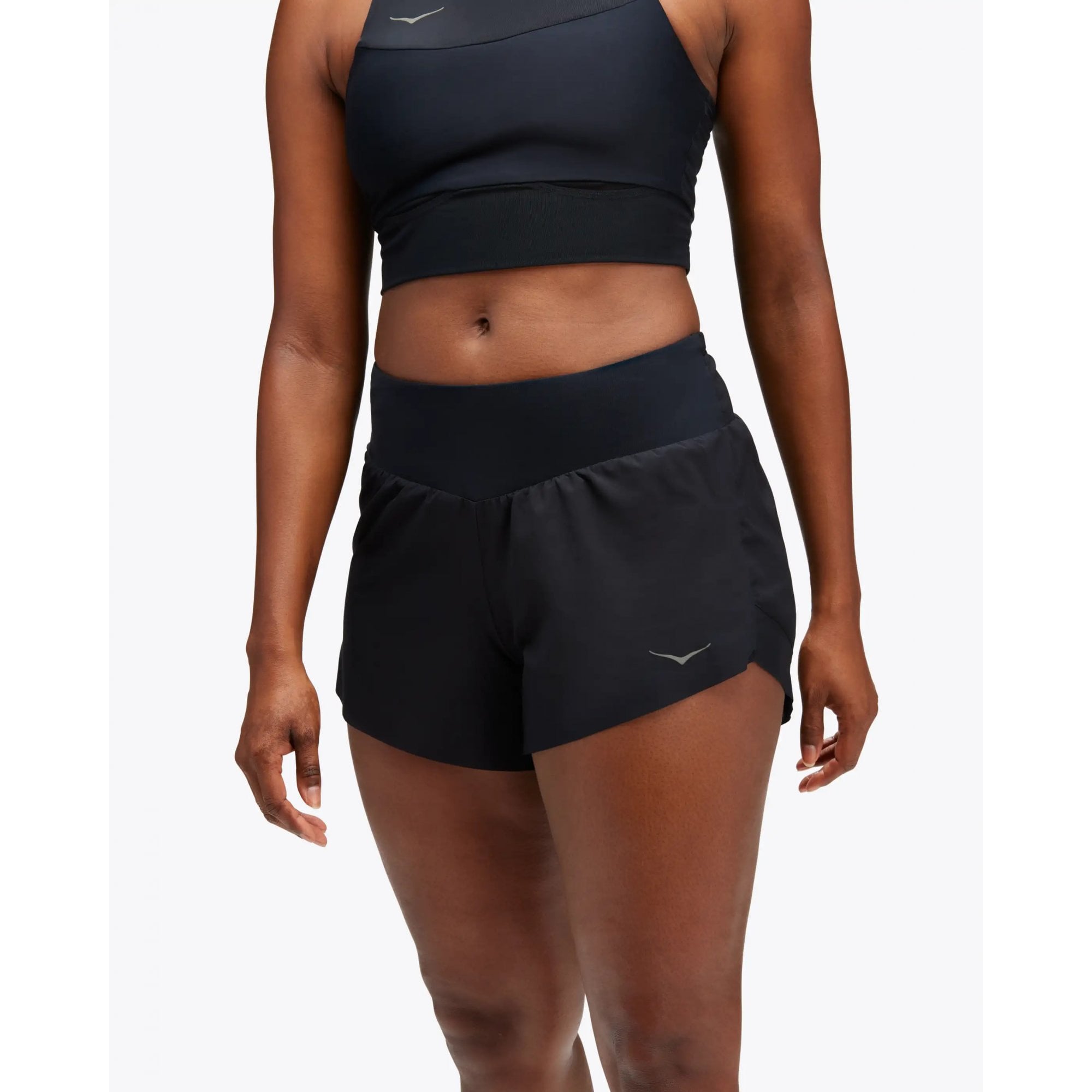 Hoka Women's Glide 4" Short | BLK