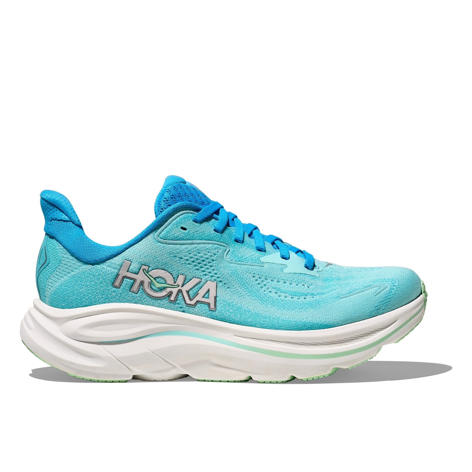 Hoka Clifton 10 D width (Women's) - Black/White