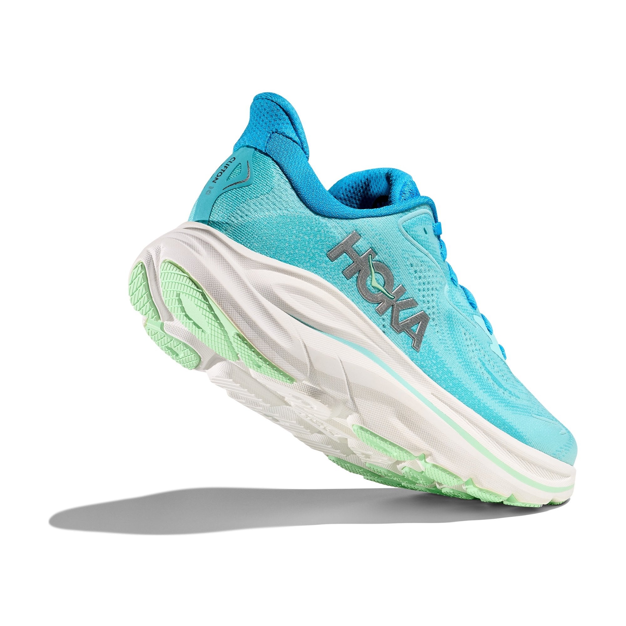 Hoka Clifton 10 D width (Women's) - Black/White