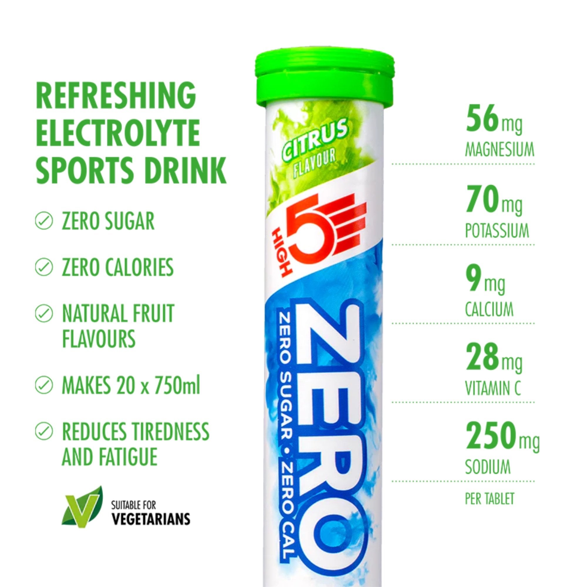 high 5 zero electrolyte pink grapefruit