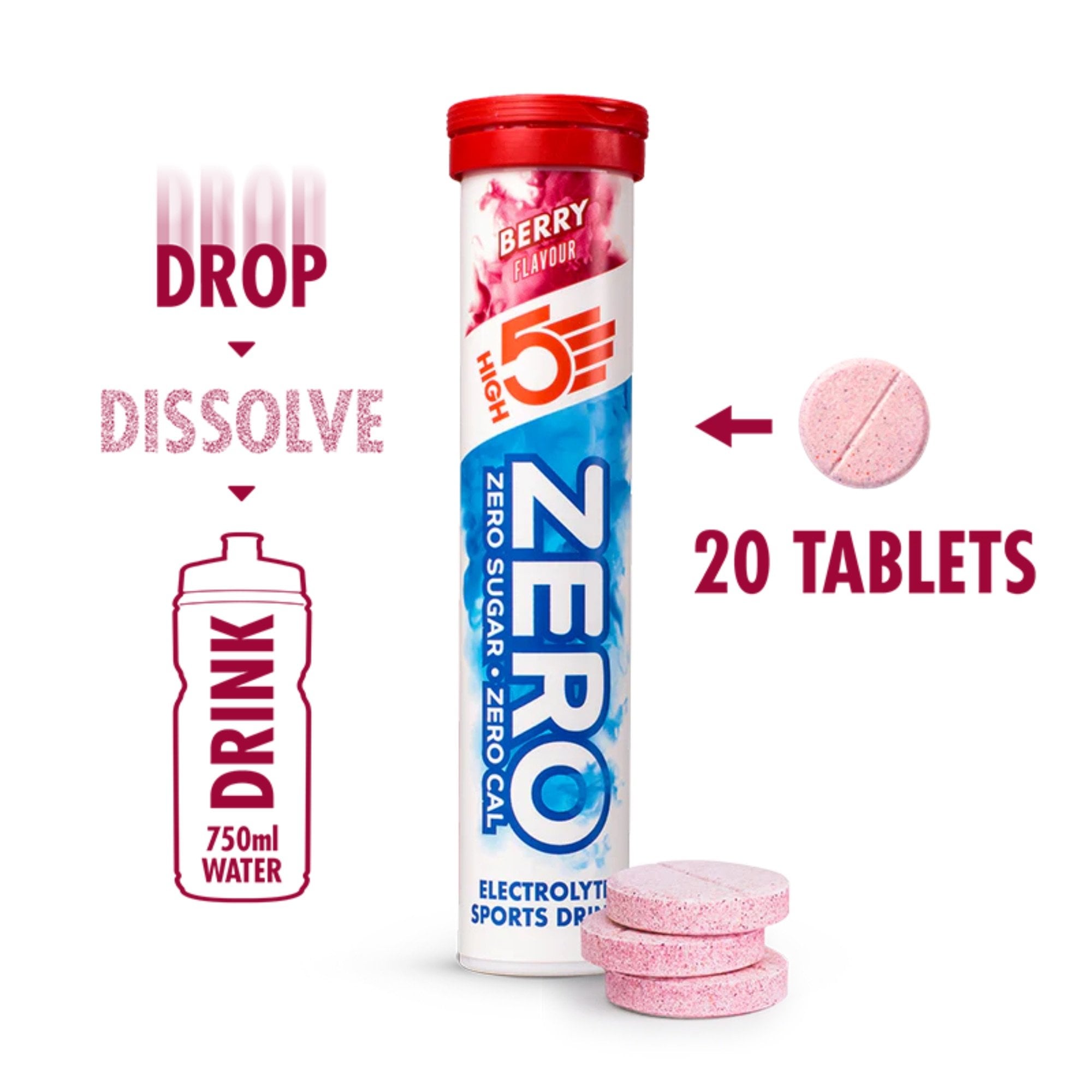 high 5 zero electrolyte pink grapefruit