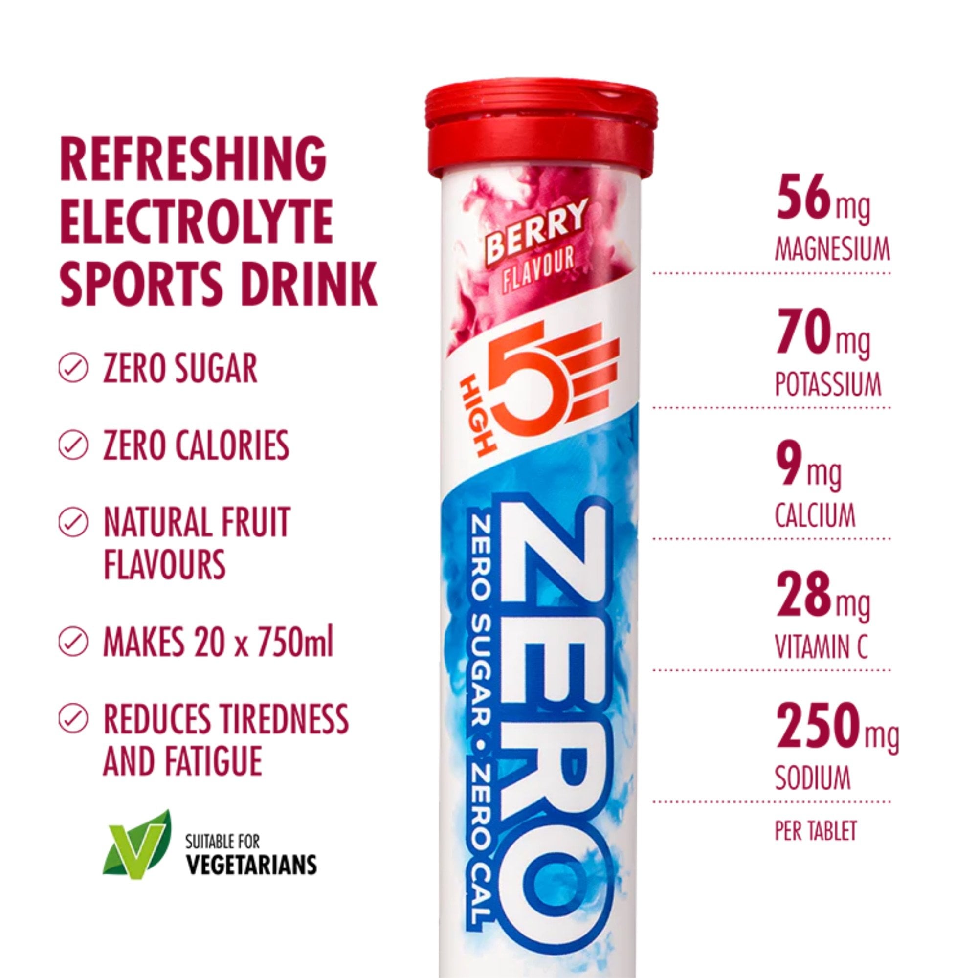 high 5 zero electrolyte pink grapefruit