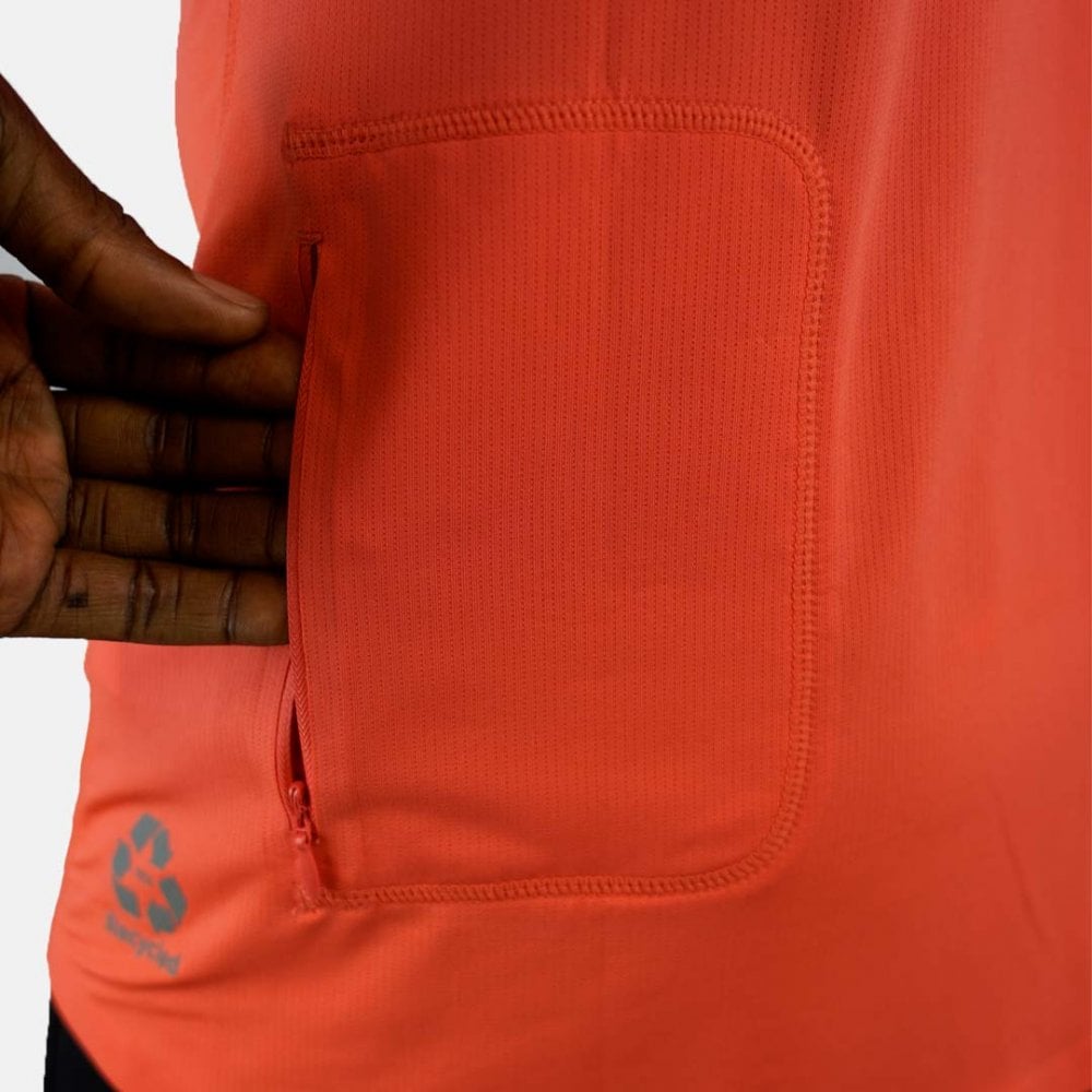 Raidlight r-light ss zip top Orange