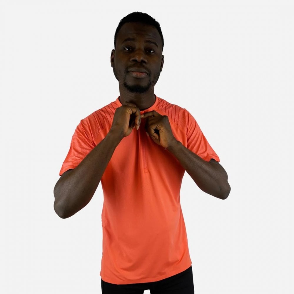 Raidlight r-light ss zip top Orange