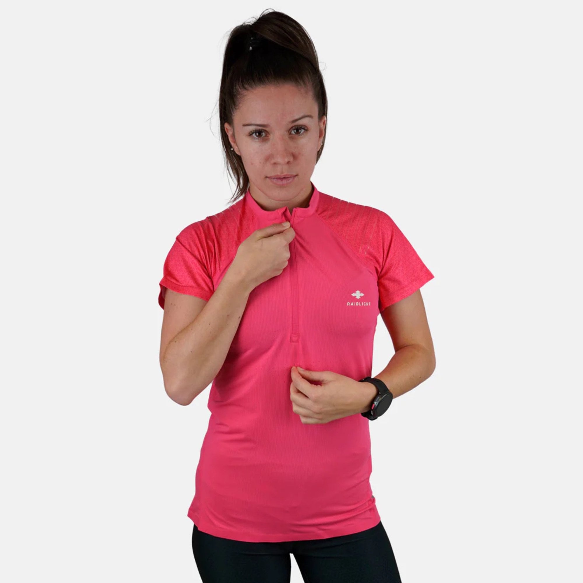Raidlight T-Shirt MC R-Light Femme Raspberry
