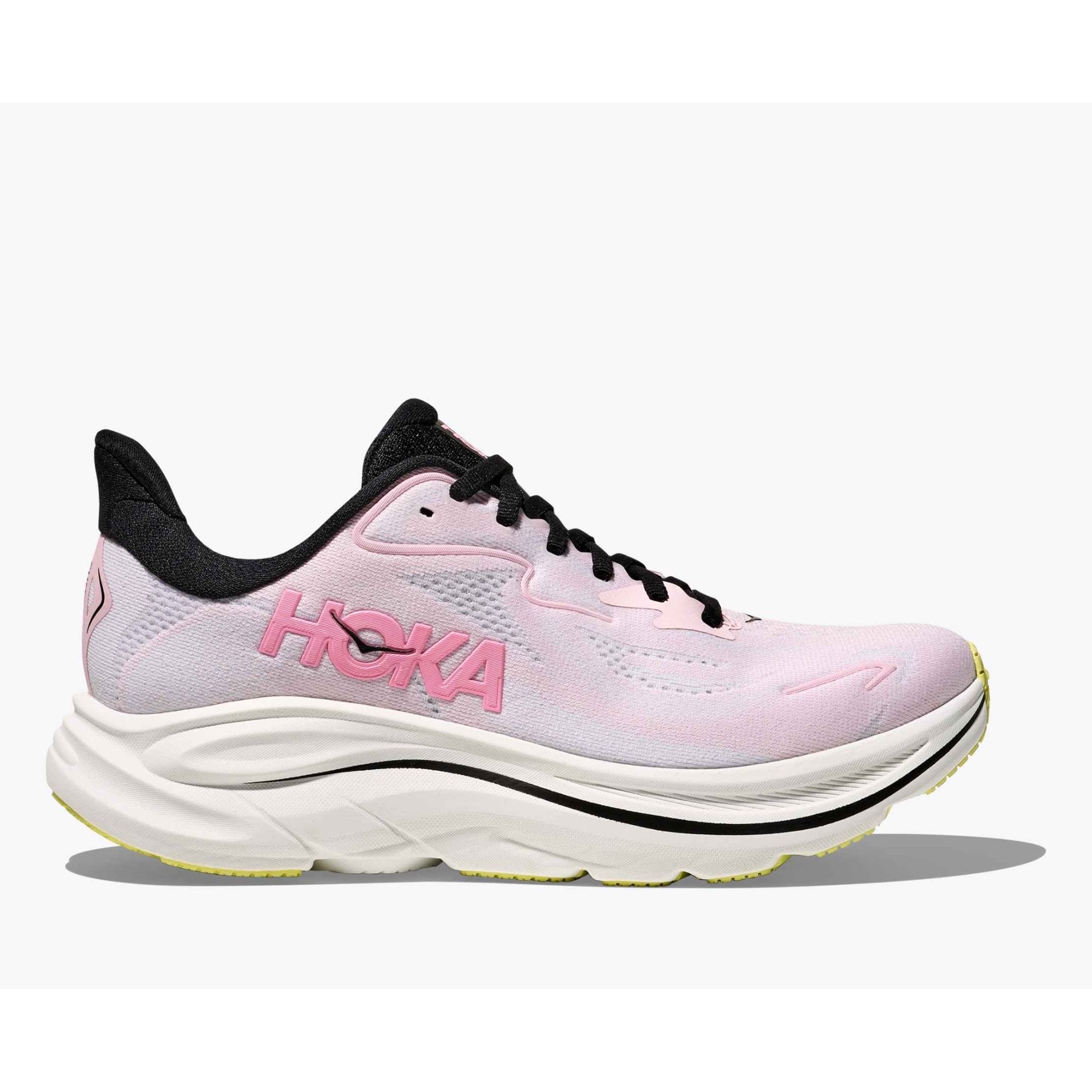 Hoka Clifton 10 D width (Women's) - Black/White