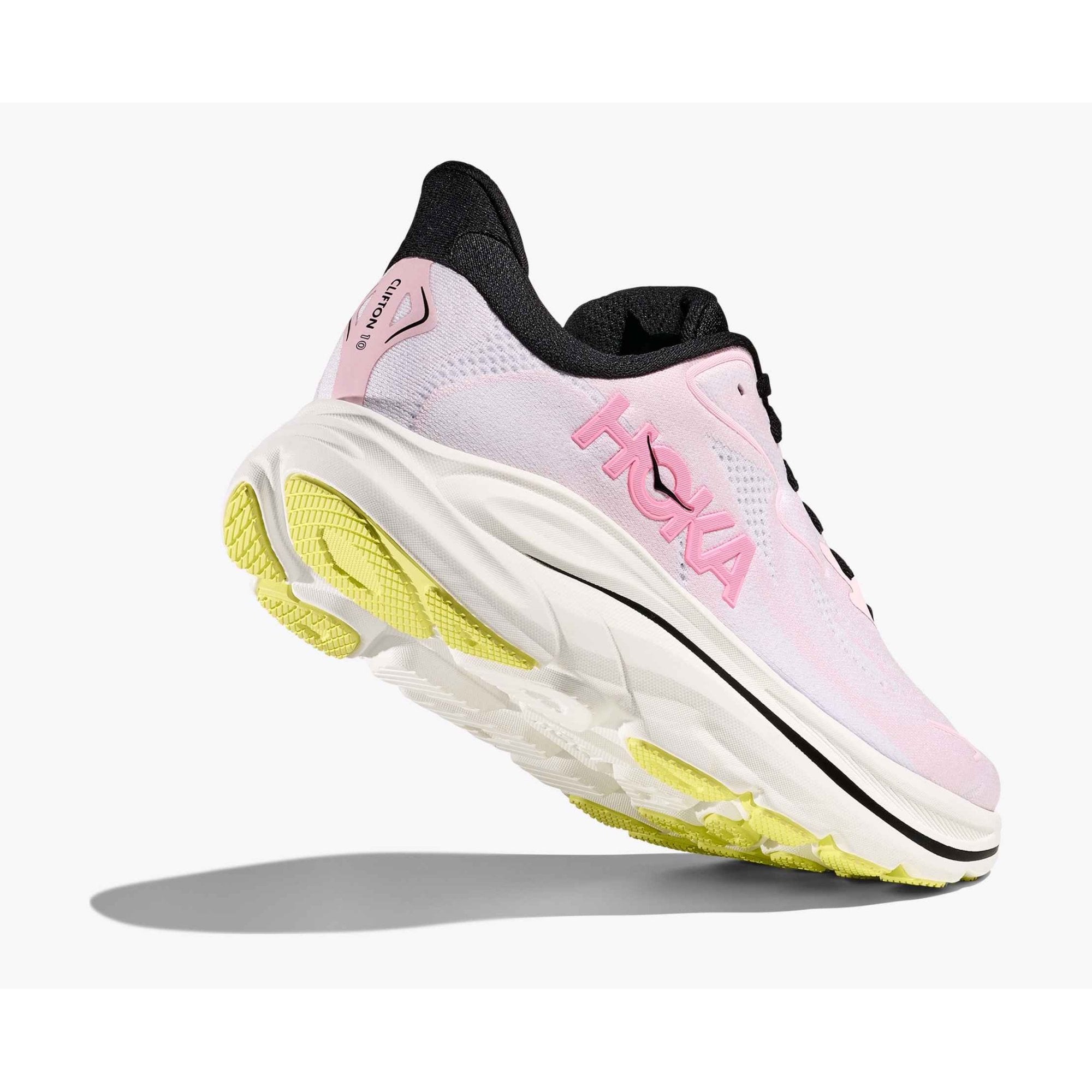 Hoka Clifton 10 D width (Women's) - Black/White