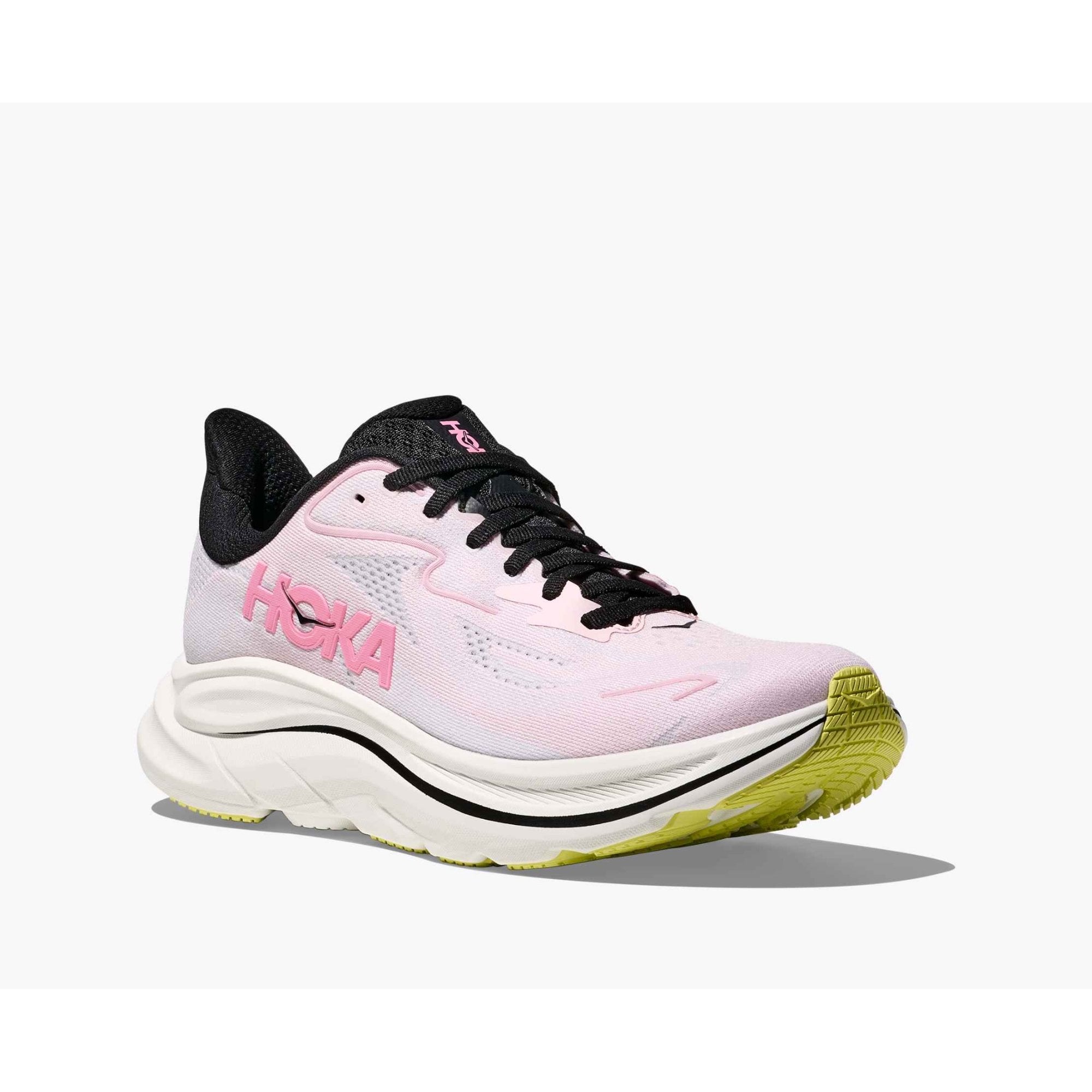 Hoka Clifton 10 D width (Women's) - Black/White