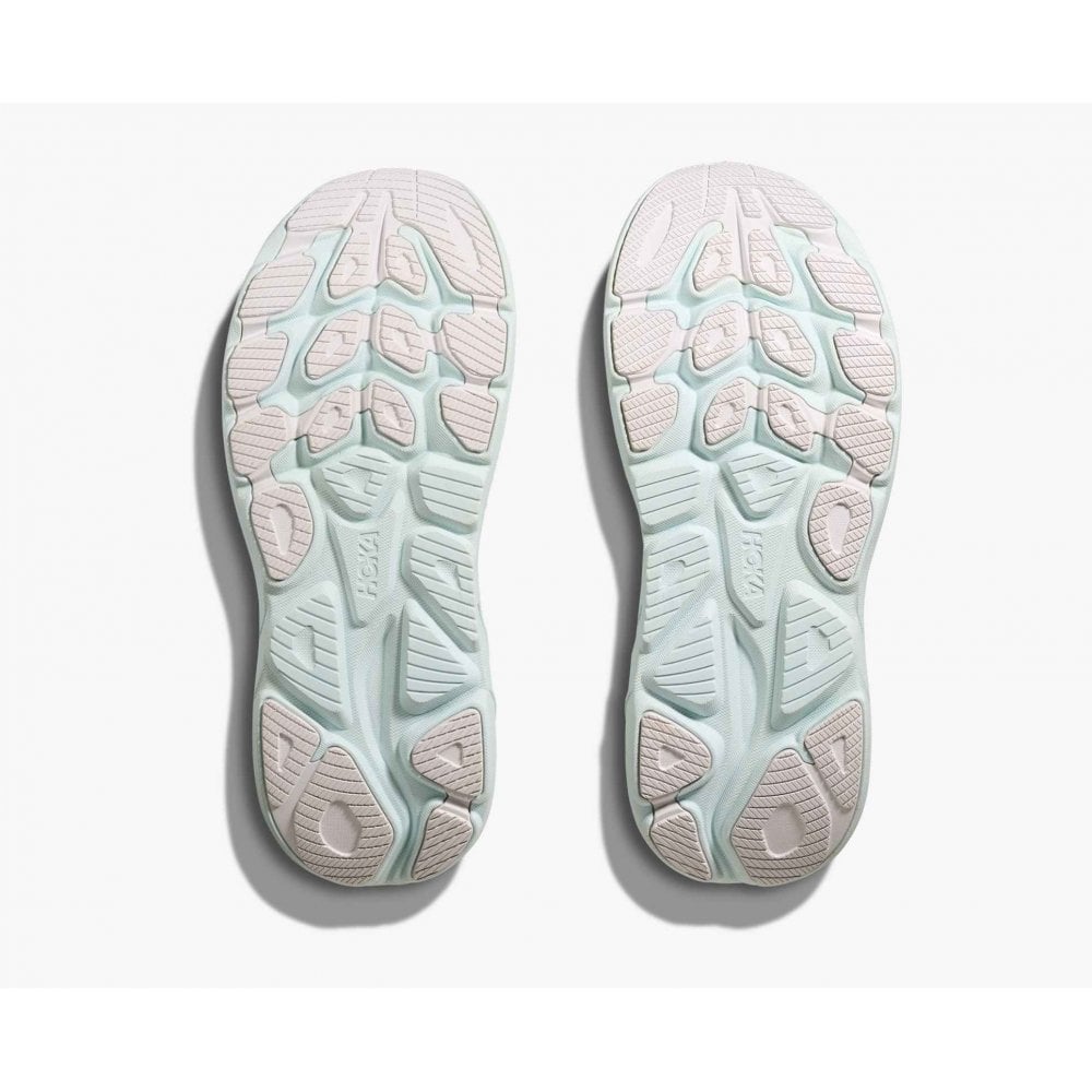Hoka Clifton 10 (Women's) - White/ Cielo Blue
