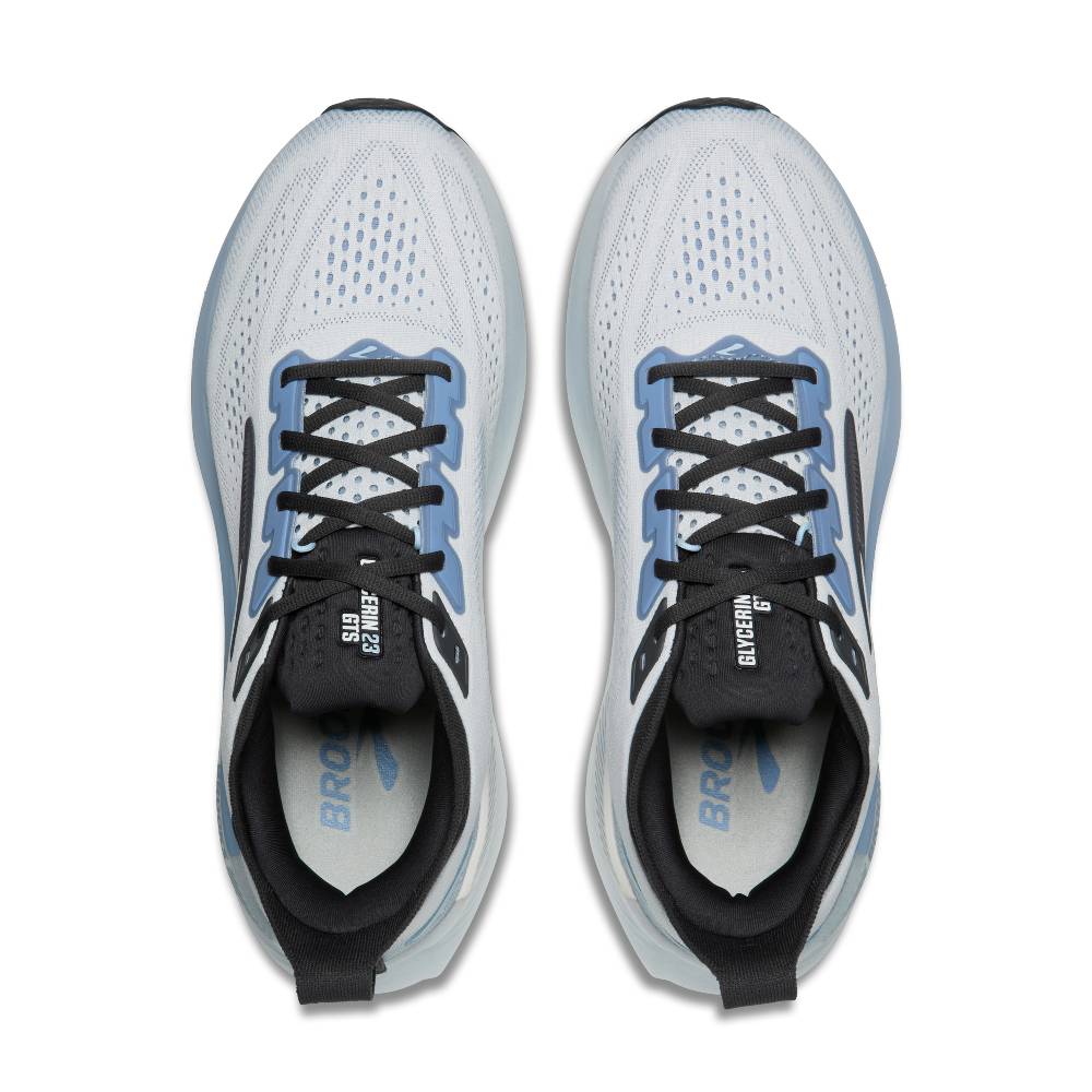 Brooks Glycerin GTS 23 (Mens) - White Rain/Baltic Sea